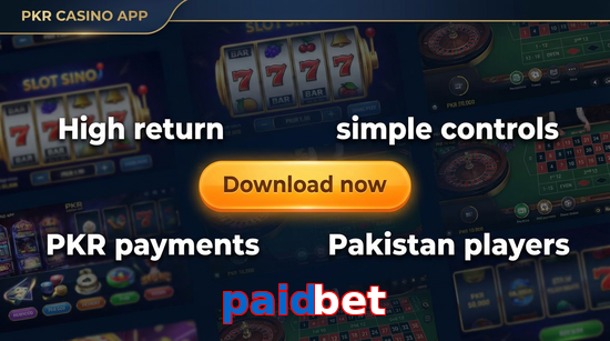 Main screen of Paidbet gamedownload page for PK players