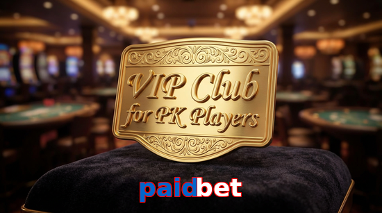 Main screen of Paidbet vip page for PK players